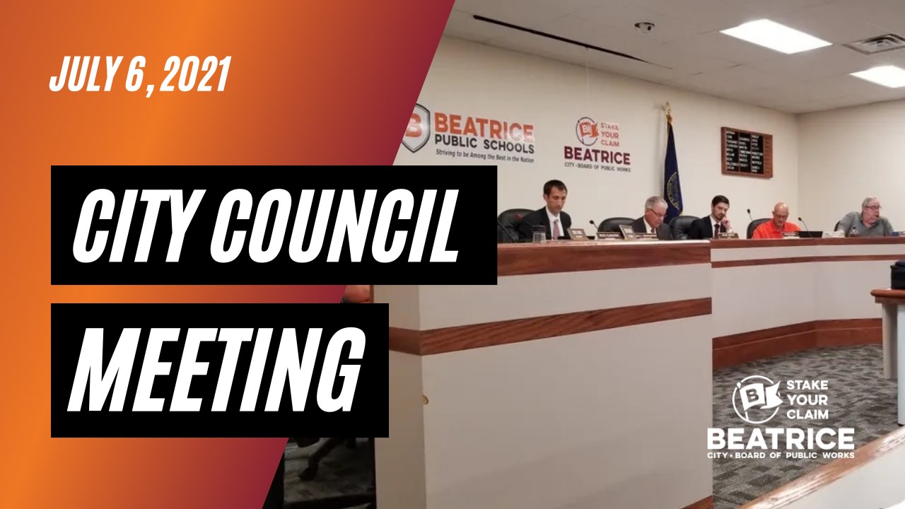 City Council Meeting July 6 2021